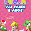 Convite Princesa Peach Animado Vídeo Digital Virtual