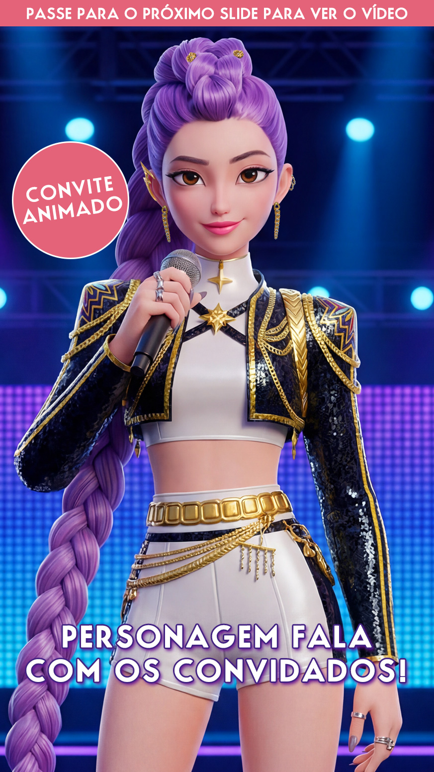 Convite Guerreiras do K-pop