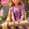 Convite Rapunzel Animado