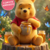 Convite Animado Ursinho Pooh