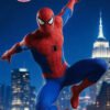 Convite Homem-Aranha Animado Cinematográfico